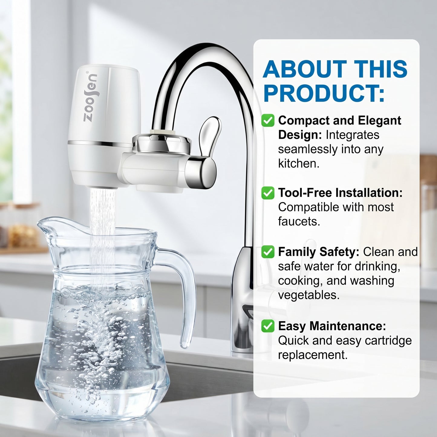 Filtro de Agua para Grifo – Agua Más Limpia para tu Hogar