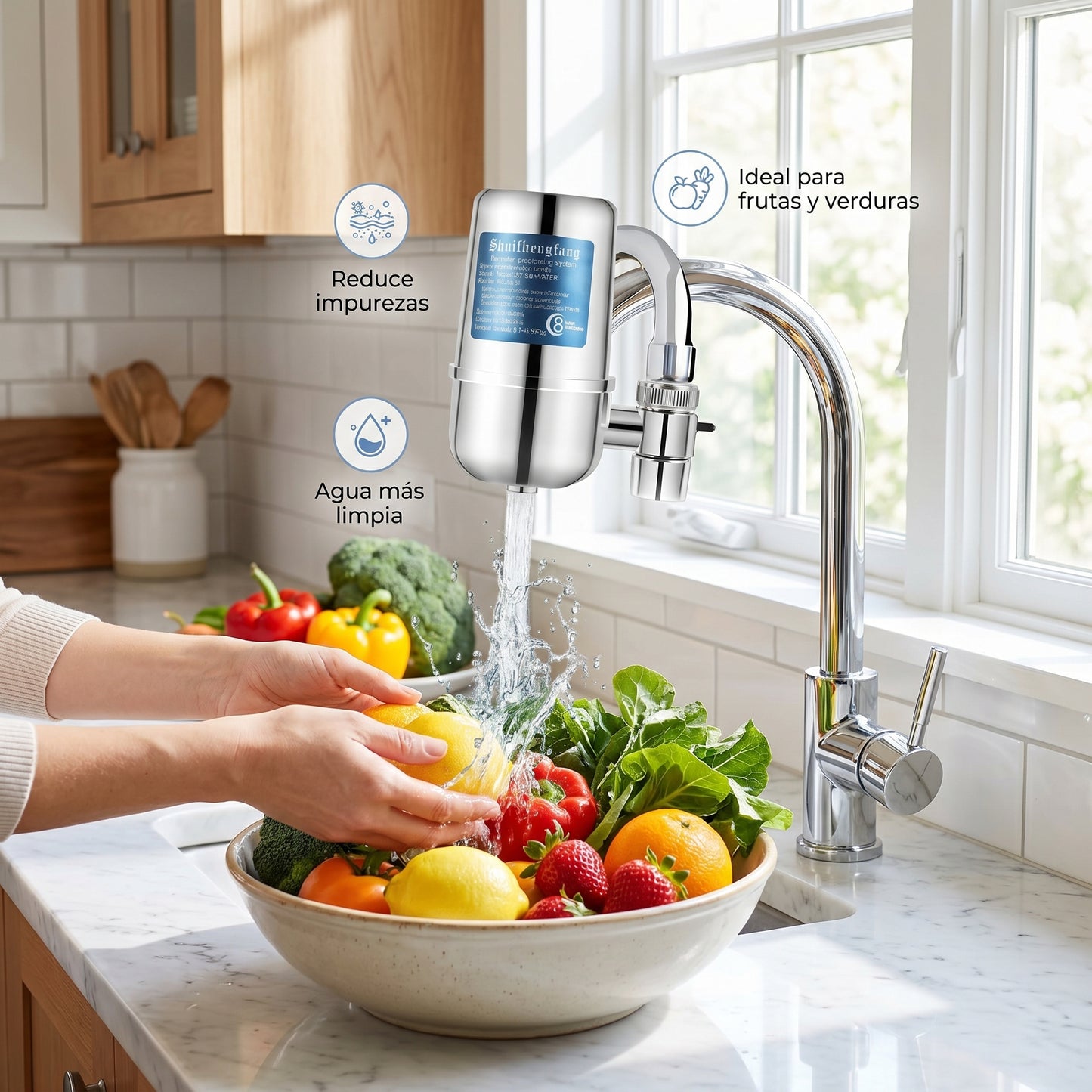 Filtro Purificador de Agua para Grifo™