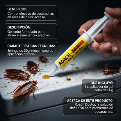 Cebo en Gel para Cucarachas – Control Práctico y de Acción Prolongada