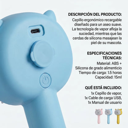 Cepillo de Aseo Autolimpiante para Gatos