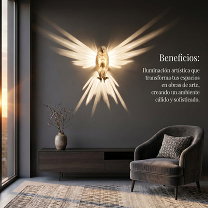 Lámpara de pared de Águila 3D
