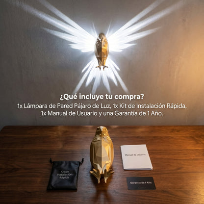 Lámpara de pared de Águila 3D