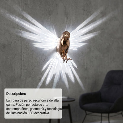 Lámpara de pared de Águila 3D