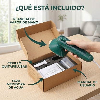 Mini Plancha de Vapor Portátil | Calentamiento Rápido