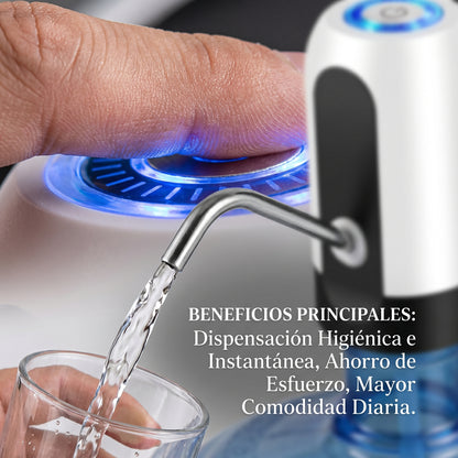 Dispensador de Agua Recargable para Botellón | Manual y Ajustable