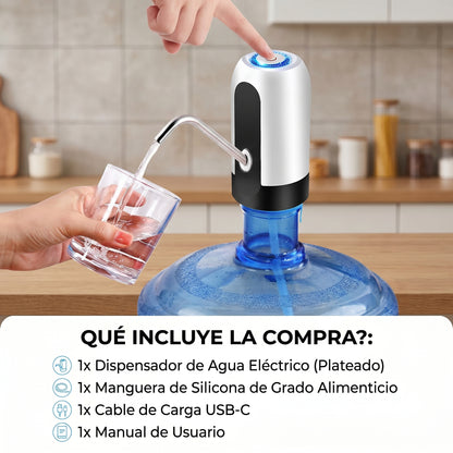 Dispensador de Agua Recargable para Botellón | Manual y Ajustable