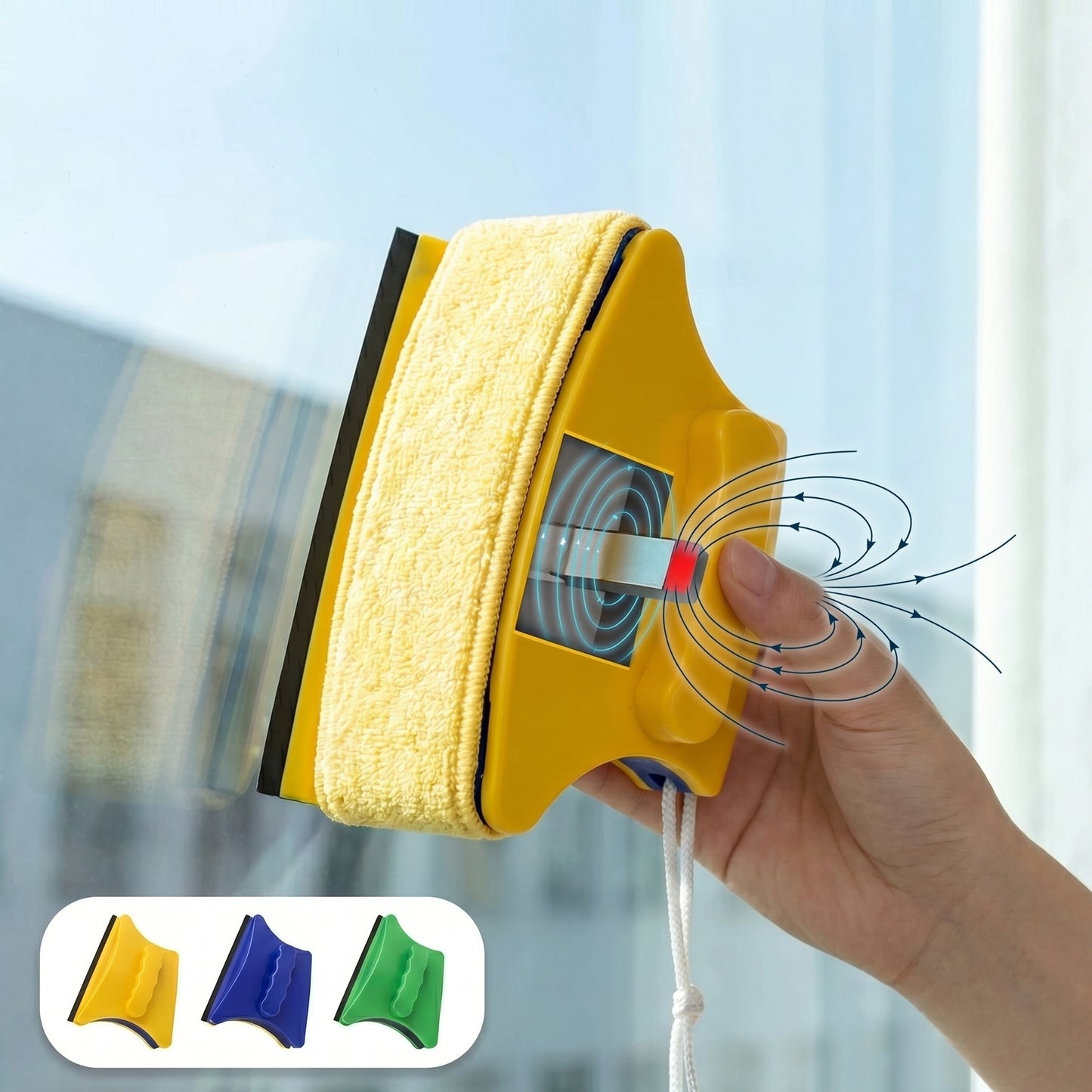 Limpiador Magnético para Ventanas – Limpieza Fácil y Segura
